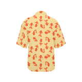 Goldfish Pattern Print Design 02 Women's All Over Print Hawaiian Shirt