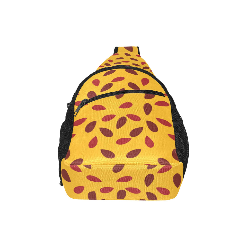 Passion fruit texture All Over Print Chest Bag