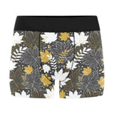 Beautiful gold autumn maple leaf pattern Men's All Over Print Boxer Briefs Men's Underwear