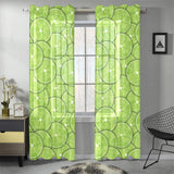 Slices of Lime pattern Gauze Curtain