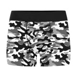 Black white camouflage pattern Men's All Over Print Boxer Briefs Men's Underwear