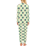 Snail Pattern Print Design 04 Women's All Over Print Pajama Set