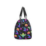 Colorful halloween background Travel Bag