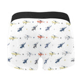 Cute helicopter star pattern Men's All Over Print Boxer Briefs Men's Underwear
