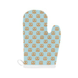 Pretzels Pattern Print Design 03 Heat Resistant Oven Mitts