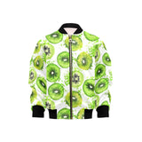 Watercolor kiwi pattern Kids' Boys' Girls' Bomber Jacket