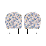 Cute peacock pattern Car Headrest Cover