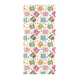 Color cute owl pattern Beach Towel
