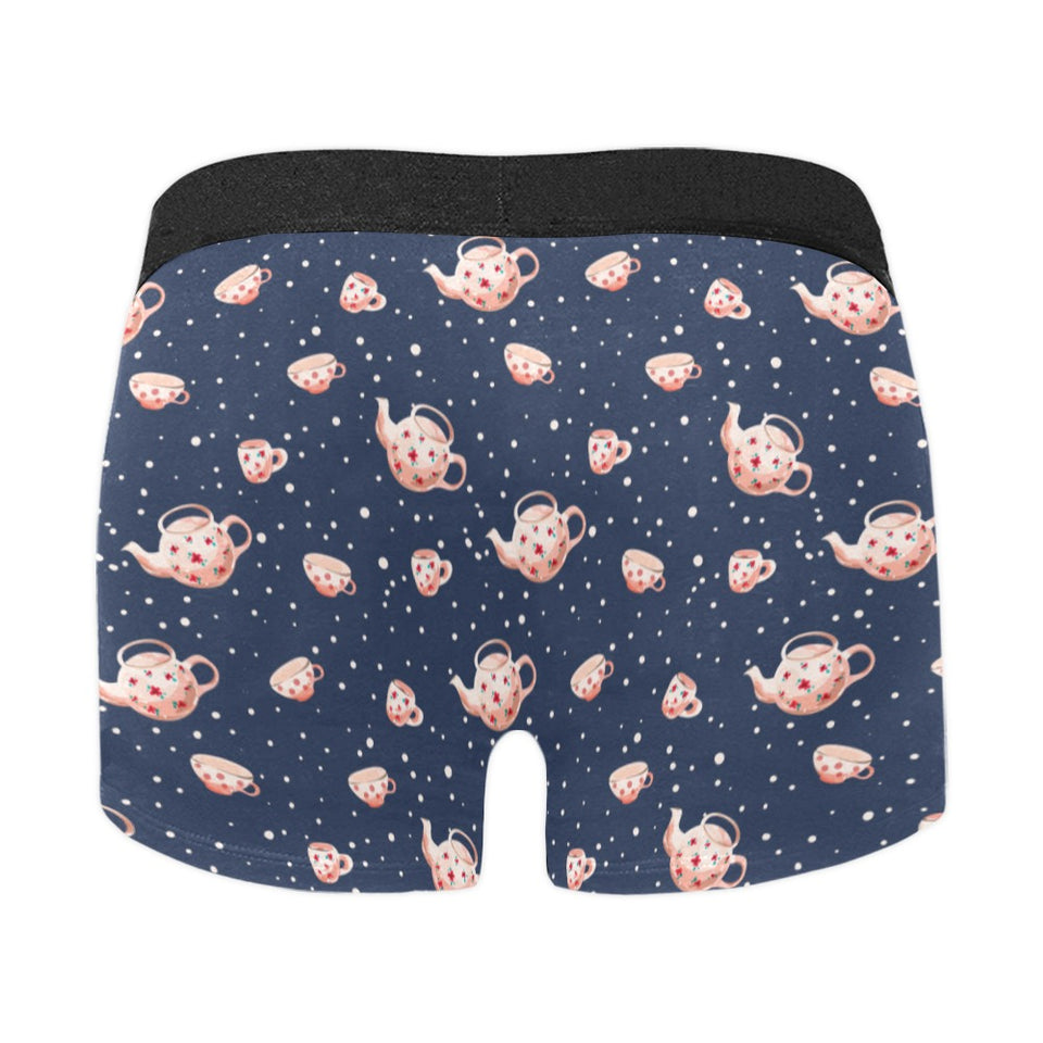 Tea pots Pattern Print Design 04 Men's All Over Print Boxer Briefs Men's Underwear