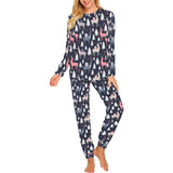 Deers Winter Christmas pattern Women's All Over Print Pajama Set