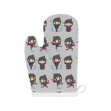 Cute ninja pattern Heat Resistant Oven Mitts