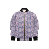 Indian Batik Style pattern Kids' Boys' Girls' Bomber Jacket