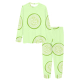 Cucumber pattern Women's All Over Print Pajama Set