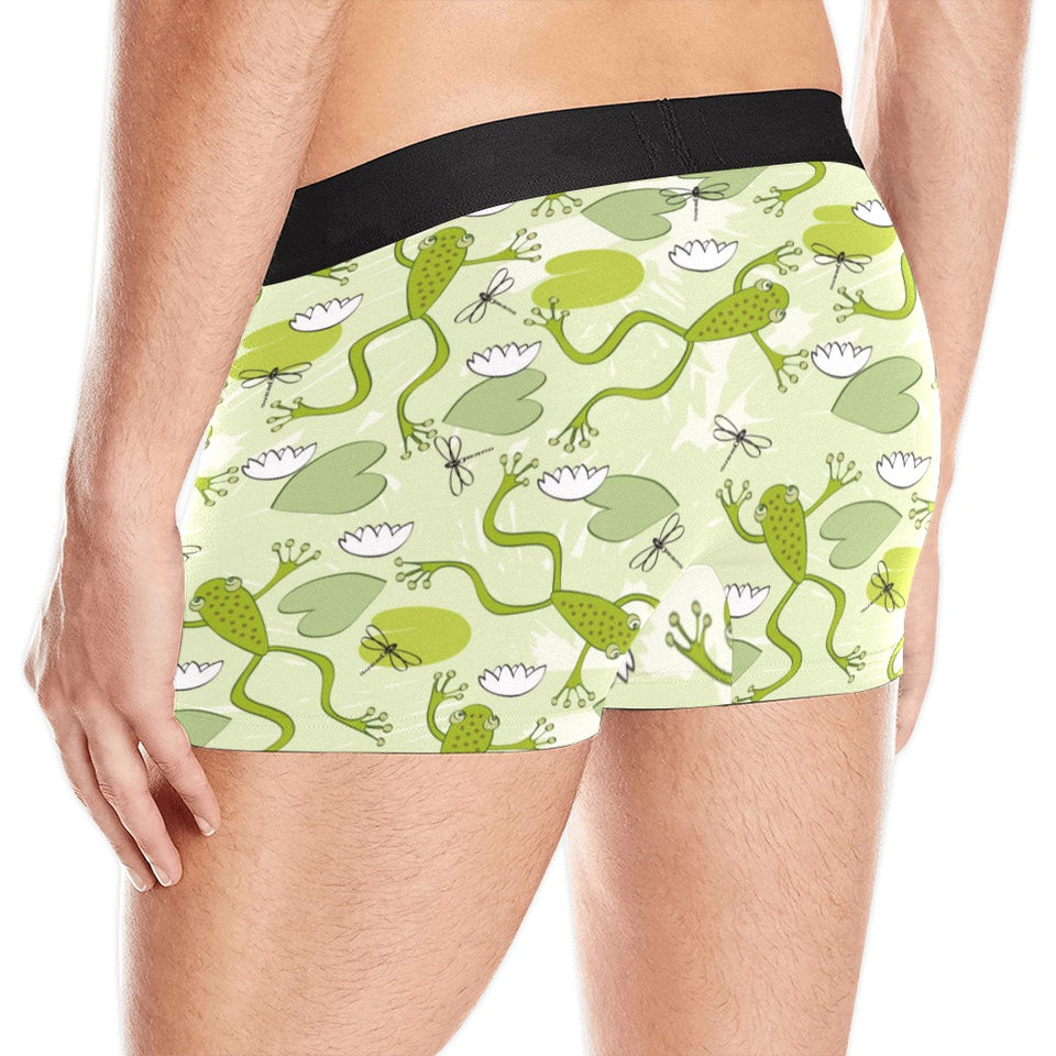 Cute frog dragonfly pattern Men's All Over Print Boxer Briefs Men's Underwear