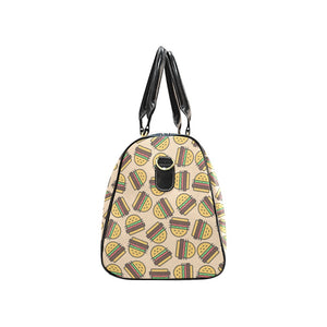 Hamburger Pattern Print Design 01 Travel Bag