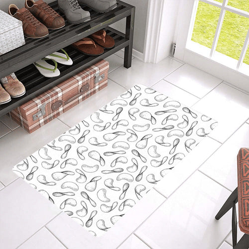 Potato Chips Pattern Print Design 04 Doormat