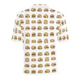 Hamburger Pattern Print Design 02 Men's All Over Print Polo Shirt