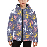 Koi Fish Carp Fish pattern Kids' Boys' Girls' Padded Hooded Jacket