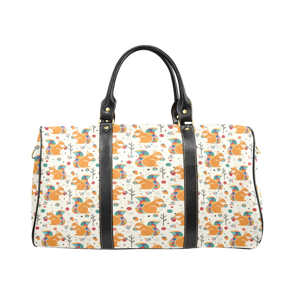 Squirrel Pattern Print Design 04 Travel Bag