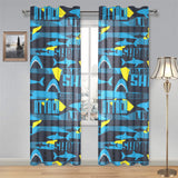 Shark dangerous Gauze Curtain