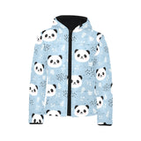 Cute panda pattern Kids' Boys' Girls' Padded Hooded Jacket