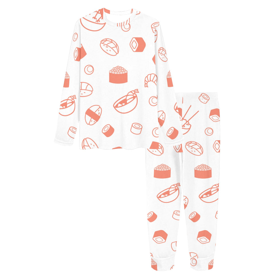 Sushi pattern Women's All Over Print Pajama Set