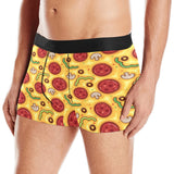 Pizza texture pattern Men's All Over Print Boxer Briefs Men's Underwear