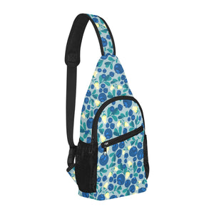 blueberry design pattern All Over Print Chest Bag