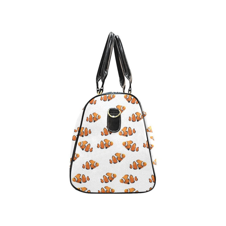 Clown Fish Pattern Print Design 03 Travel Bag