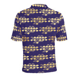 Beautiful japanese fan pattern Men's All Over Print Polo Shirt