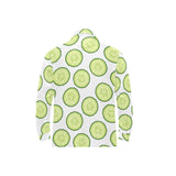 Cucumber slices pattern Men's Long Sleeve Polo Shirt