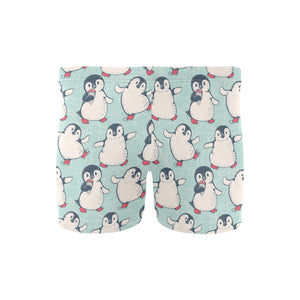 Cute Penguin pattern Men's Swimming Trunks