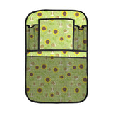 Snail Pattern Print Design 01 Car Seat Back Organizer