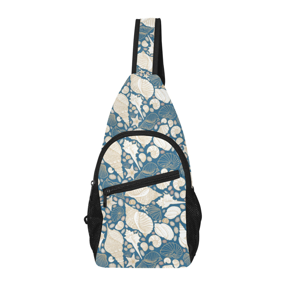 Sea turtle Polynesian Tribal design pattern All Over Print Chest Bag