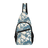 Sea turtle Polynesian Tribal design pattern All Over Print Chest Bag