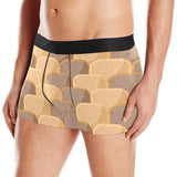 Bread Toast Pattern Print Design 04 Men's All Over Print Boxer Briefs Men's Underwear