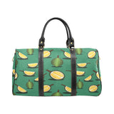 Durian pattern green background Travel Bag