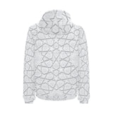 arabic star pattern Men's Padded Hooded Jacket