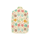 Bicycle Pattern Print Design 01 Women's Long Sleeve Polo Shirt