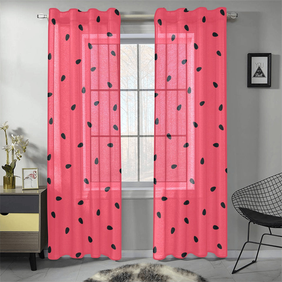 watermelon texture background Gauze Curtain