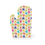 Pigeon Pattern Print Design 01 Heat Resistant Oven Mitts