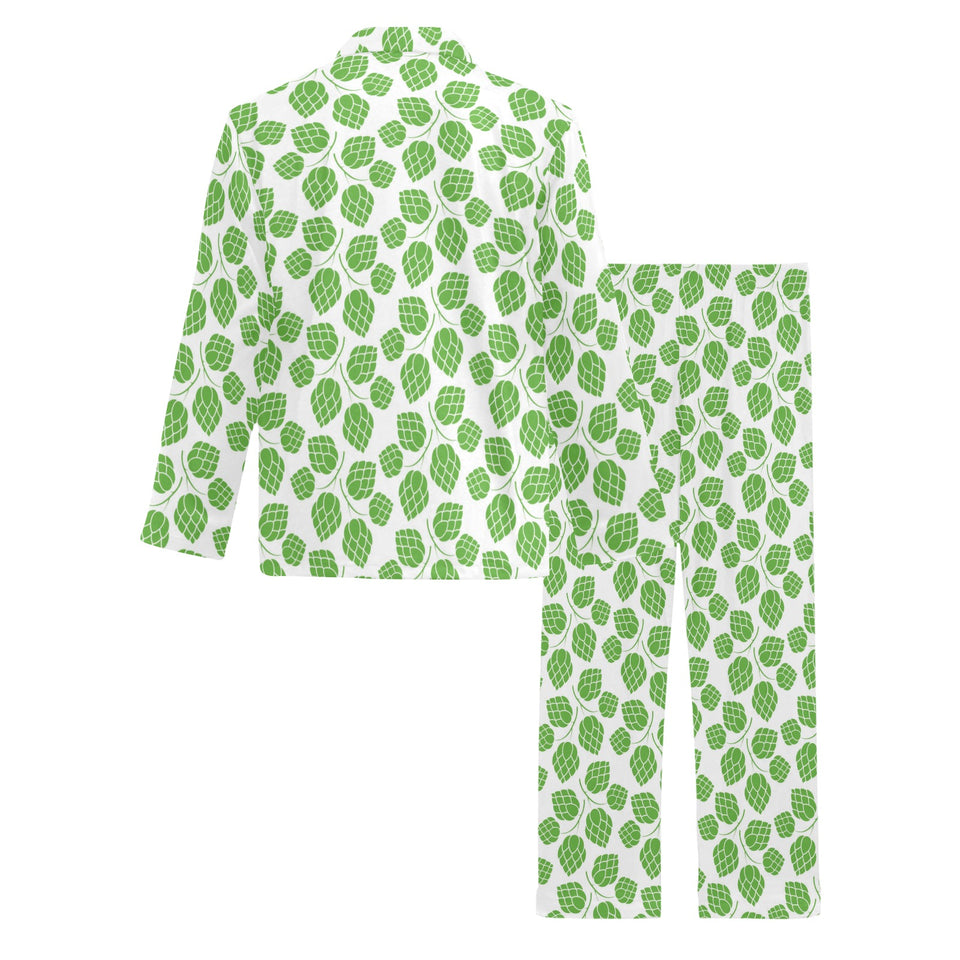 Hop pattern background Men's Long Pajama Set