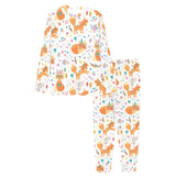 cute tribal fox pattern Women's All Over Print Pajama Set