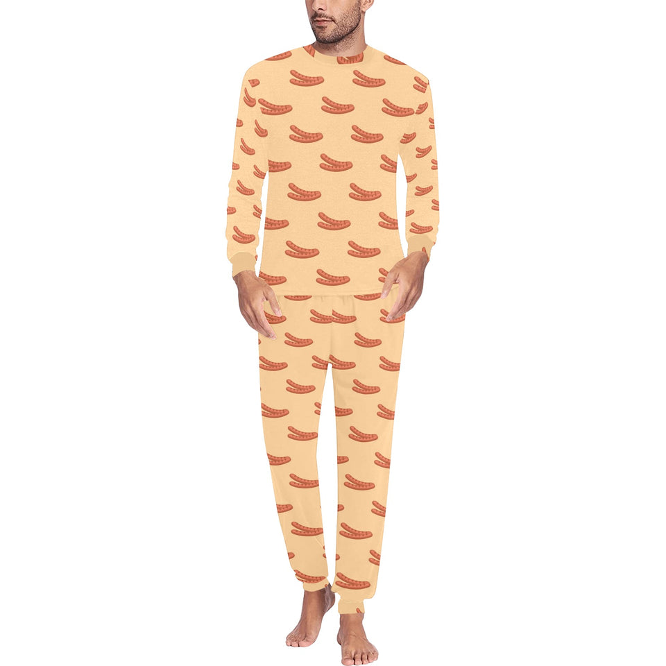 Sausage Pattern Print Design 03 Men's All Over Print Pajama