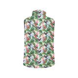 Hummingbird Pattern Print Design 05 Women's Padded Vest