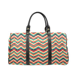 zigzag chevron colorful pattern Travel Bag
