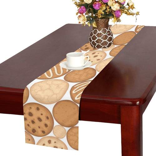 Various cookie pattern Table Runner