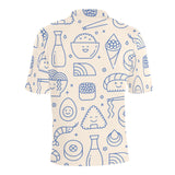Cute sushi icon pattern Men's All Over Print Polo Shirt