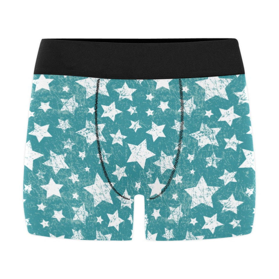 Vintage star pattern Men's All Over Print Boxer Briefs Men's Underwear