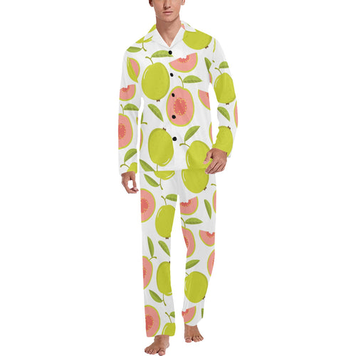 Guava pattern Men's Long Pajama Set